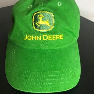 John Deere Cap Hat Green Yellow Adjustable